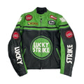 Lucky Strike Leather Moto Jacket L