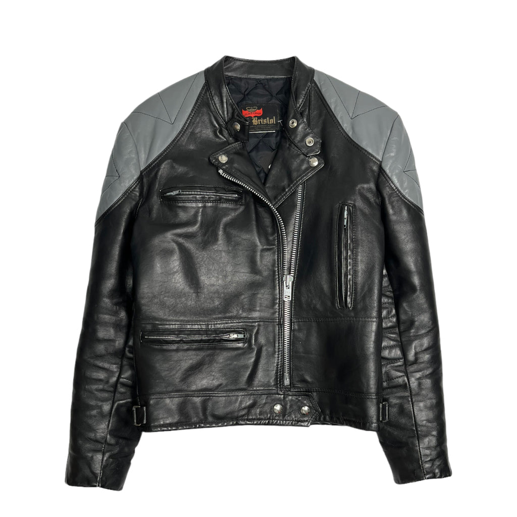 Vintage Bristol Leather Moto Jacket S