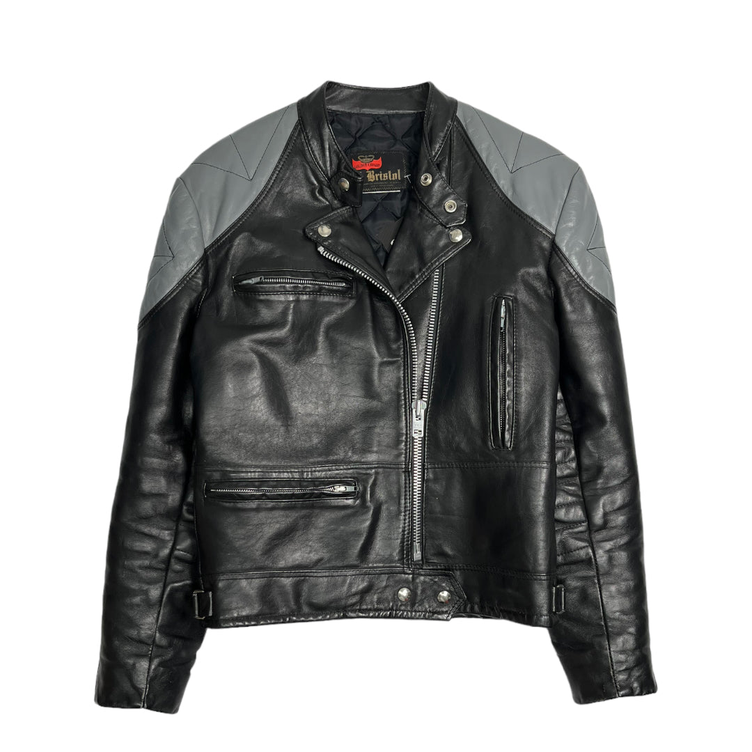 Vintage Bristol Leather Moto Jacket S