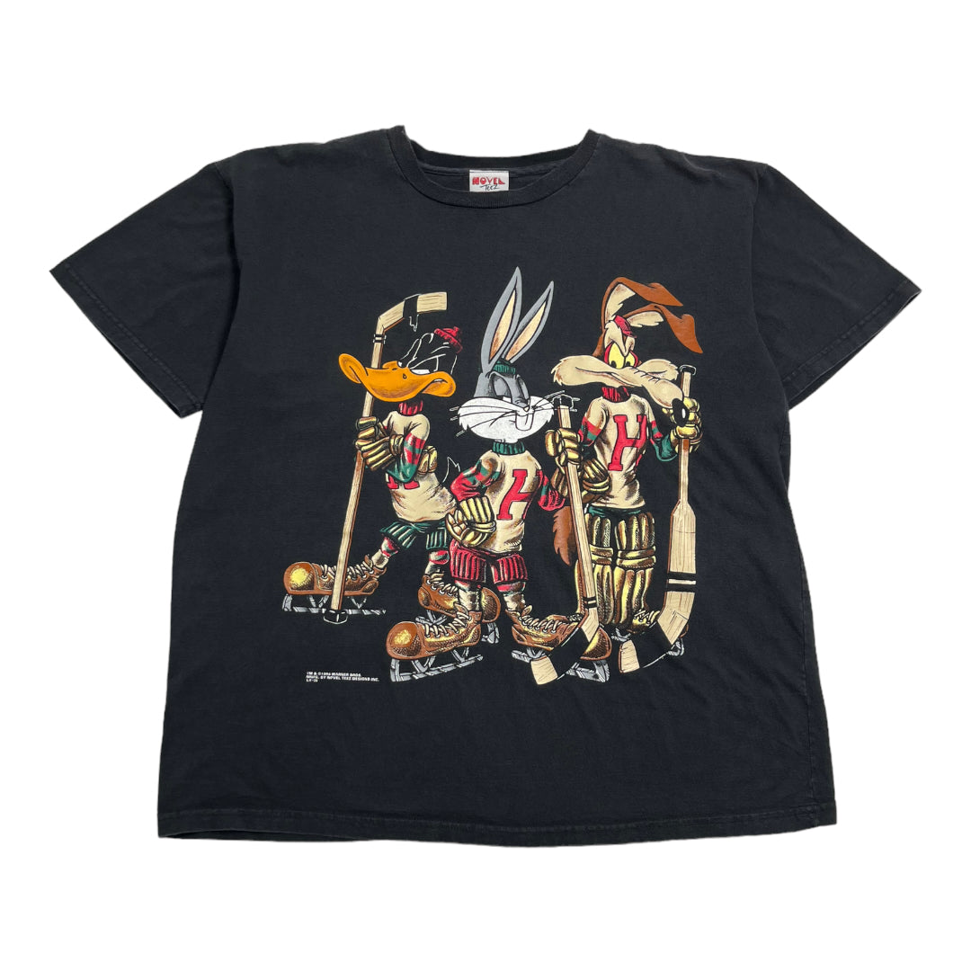 1994 Warner Bros. Hockey Graphic Tee L