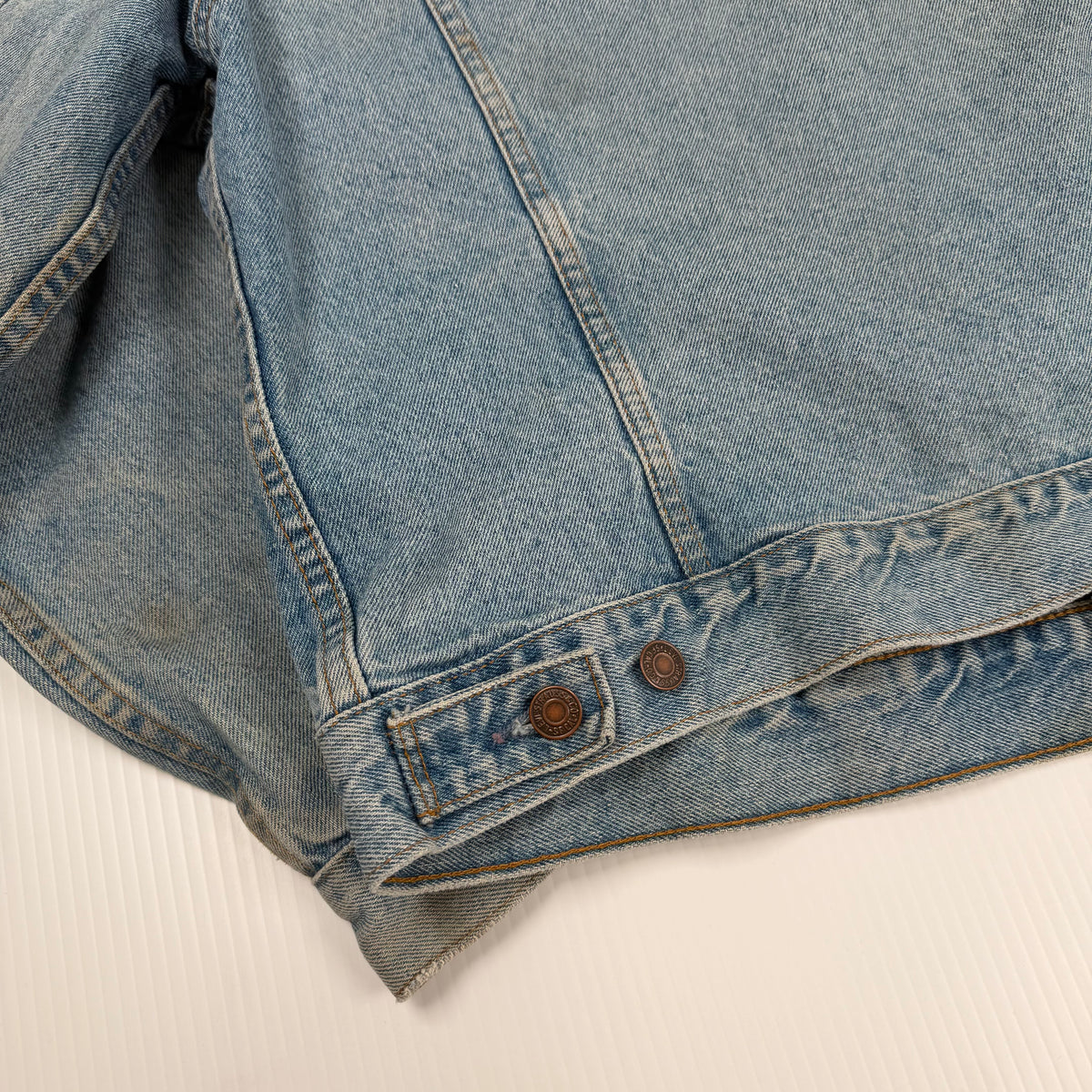 Vintage Levi's Medium Wash Orange Tab Denim Jacket