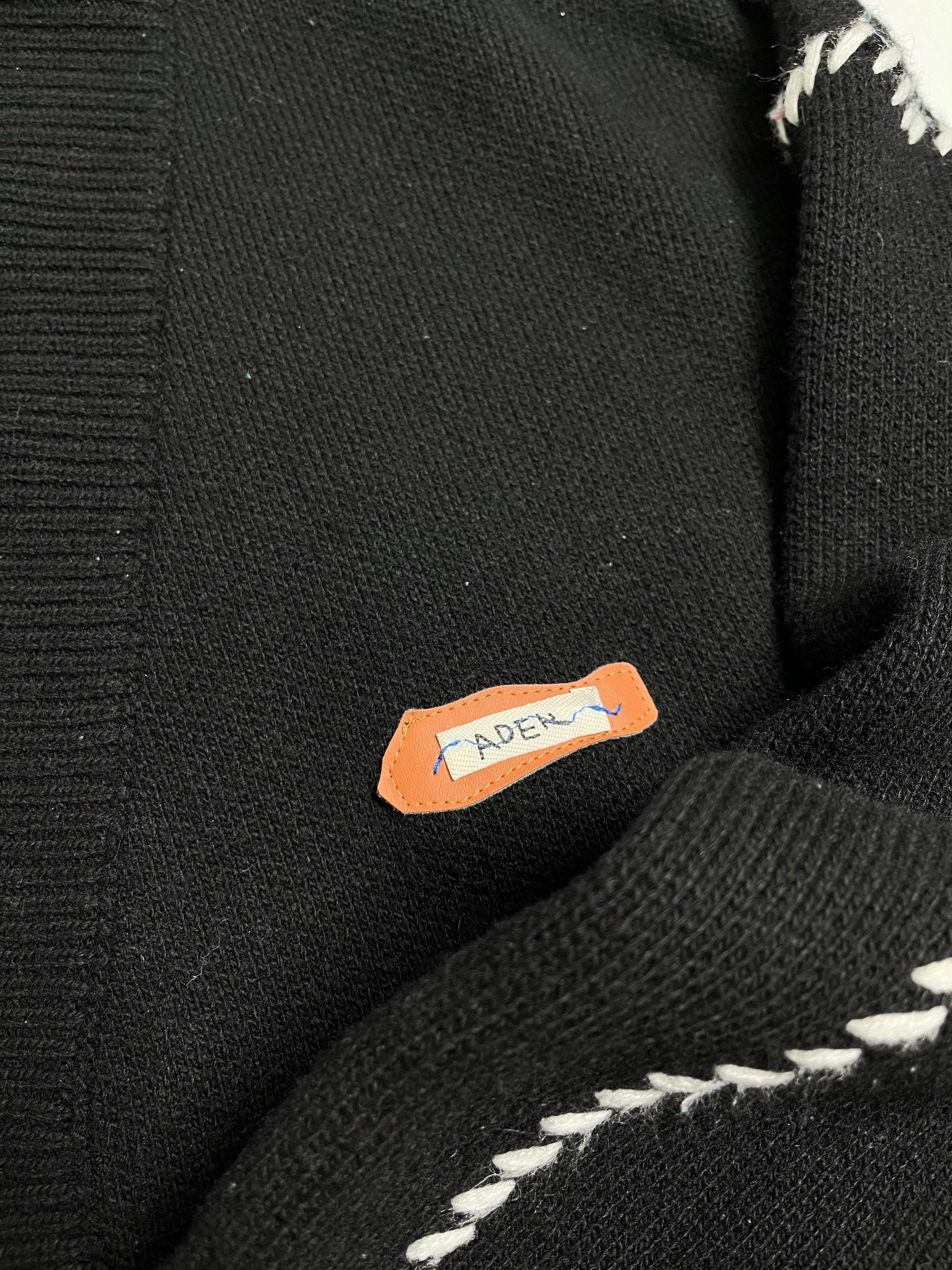 Ader Black Cardigan Sweater M