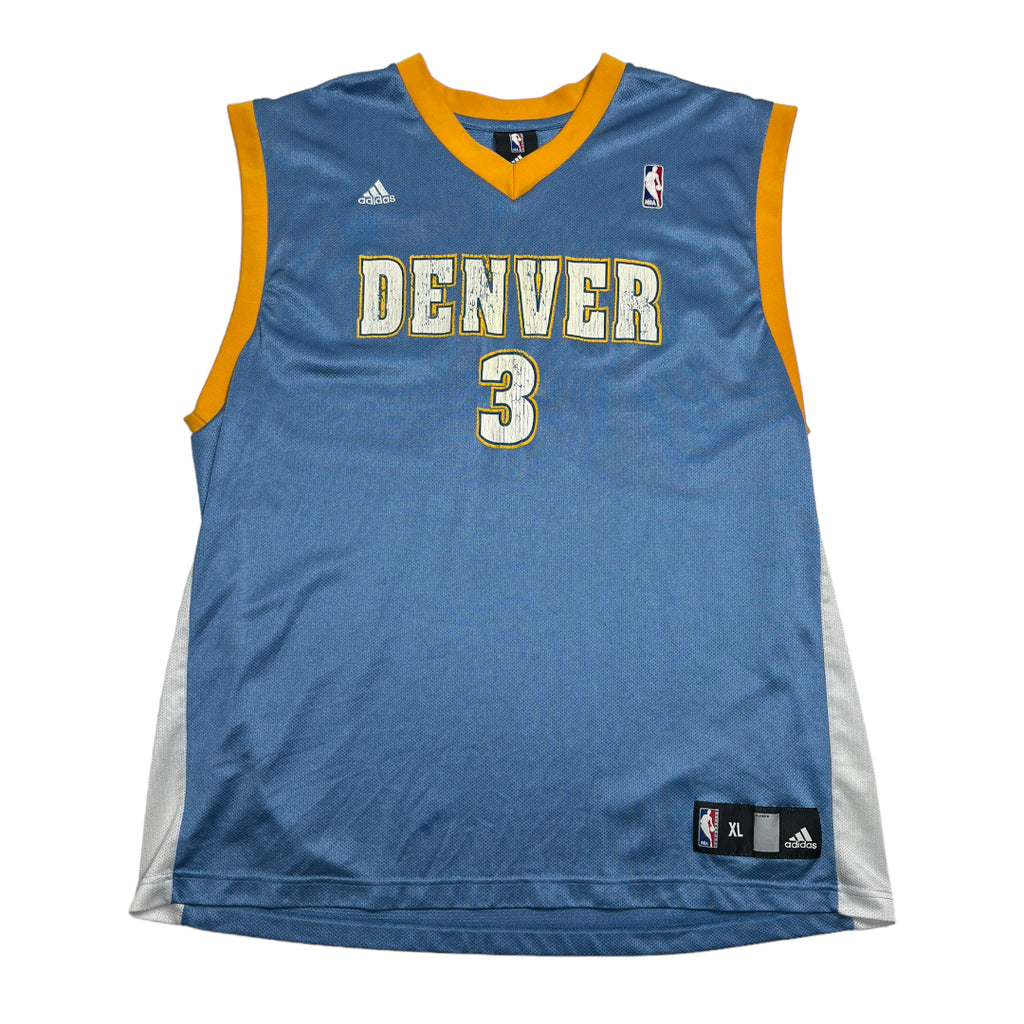 Adidas Denver Nuggets Allen Iverson #3 Basketball Jersey XL