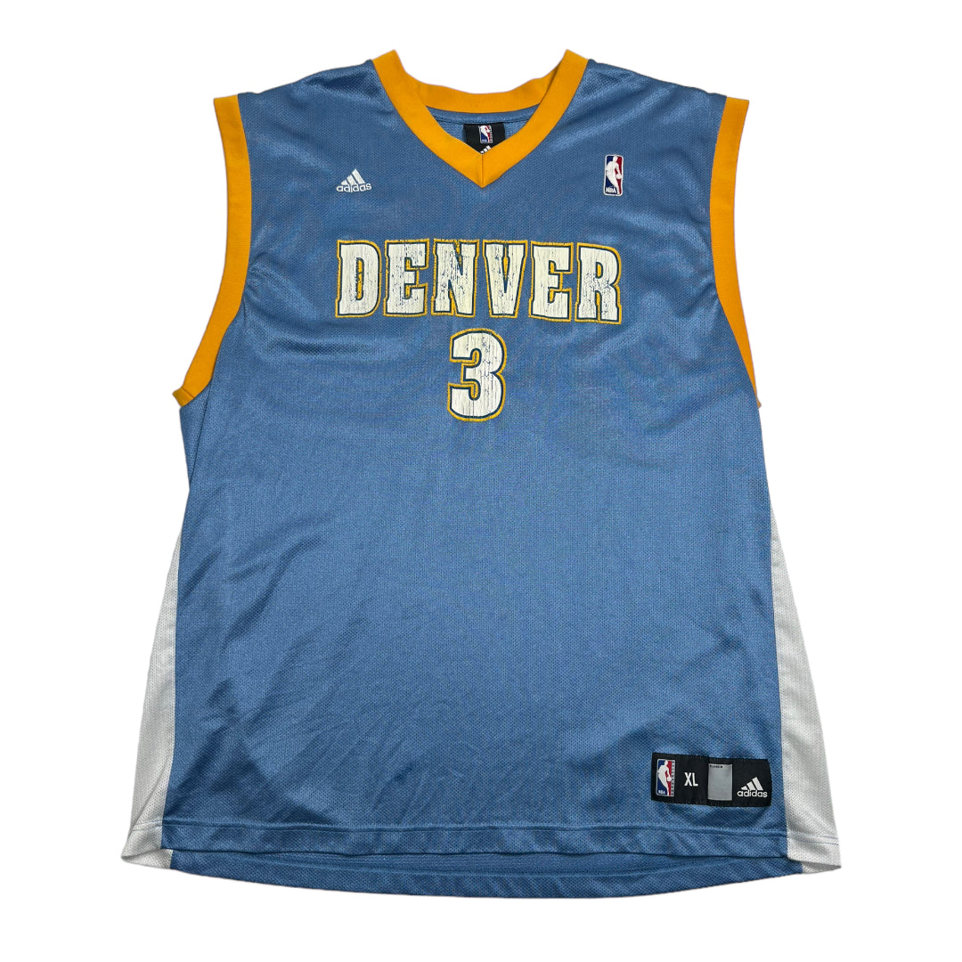 Adidas Denver Nuggets Allen Iverson #3 Basketball Jersey XL