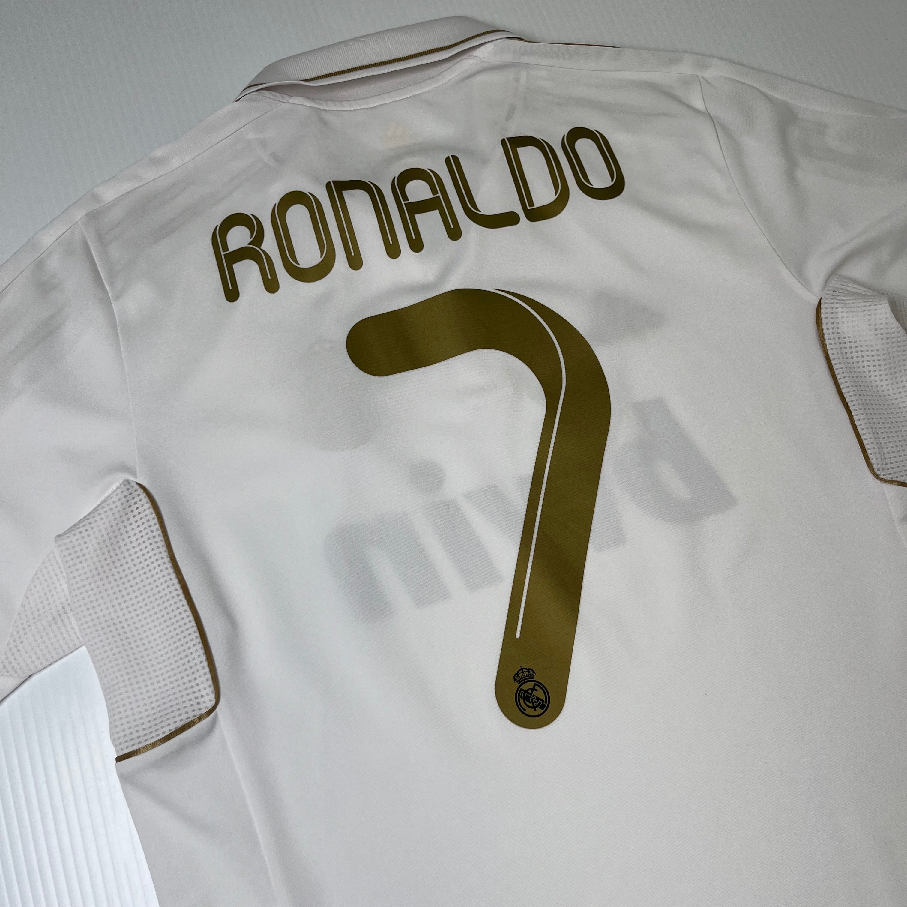 2011-12 Adidas Real Madrid Cristiano Ronaldo Home Kit M