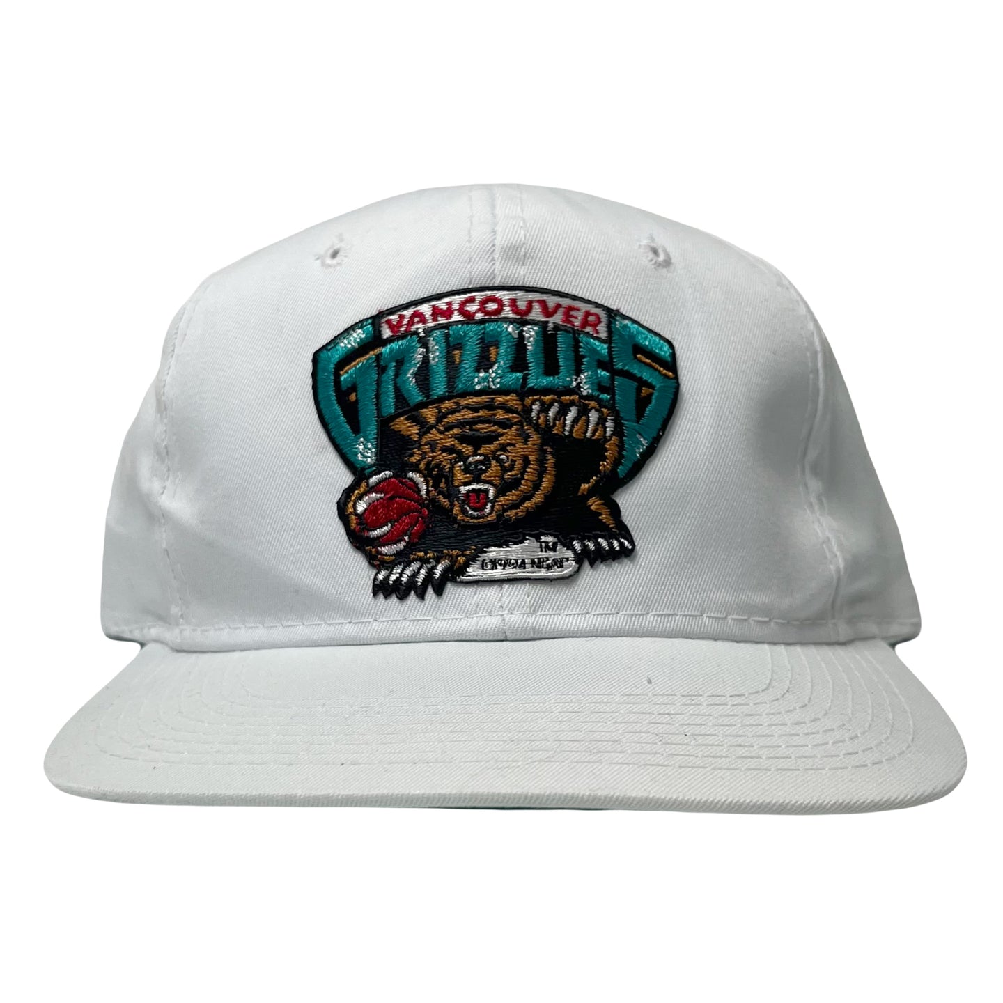 1994 Sports Specialties Vancouver Grizzlies Logo Snapback Hat