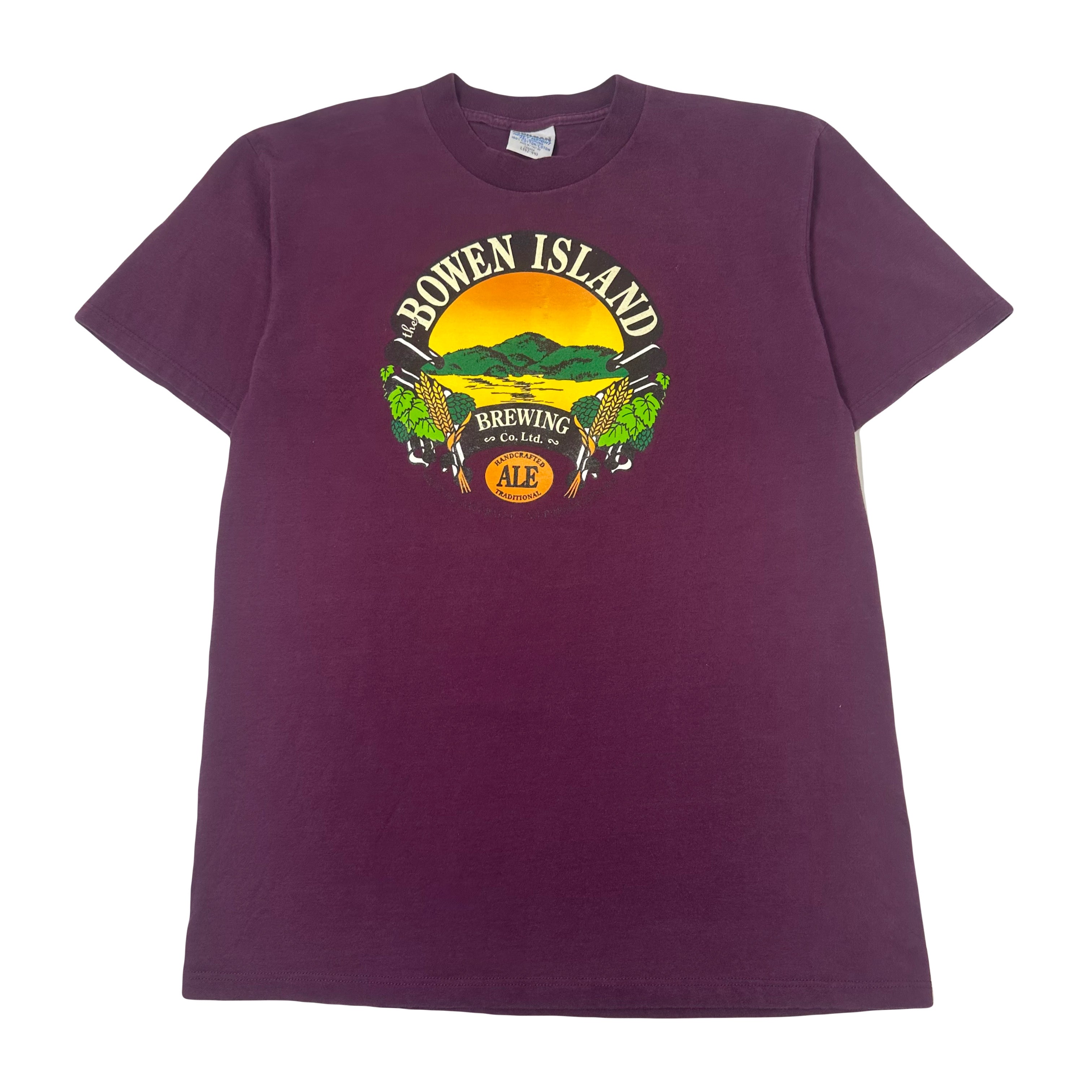 Vintage Bowen Island Brewing Graphic Tee L