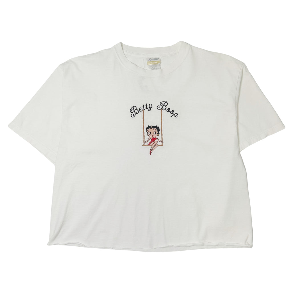 Vintage Betty Boop Cropped Tee L