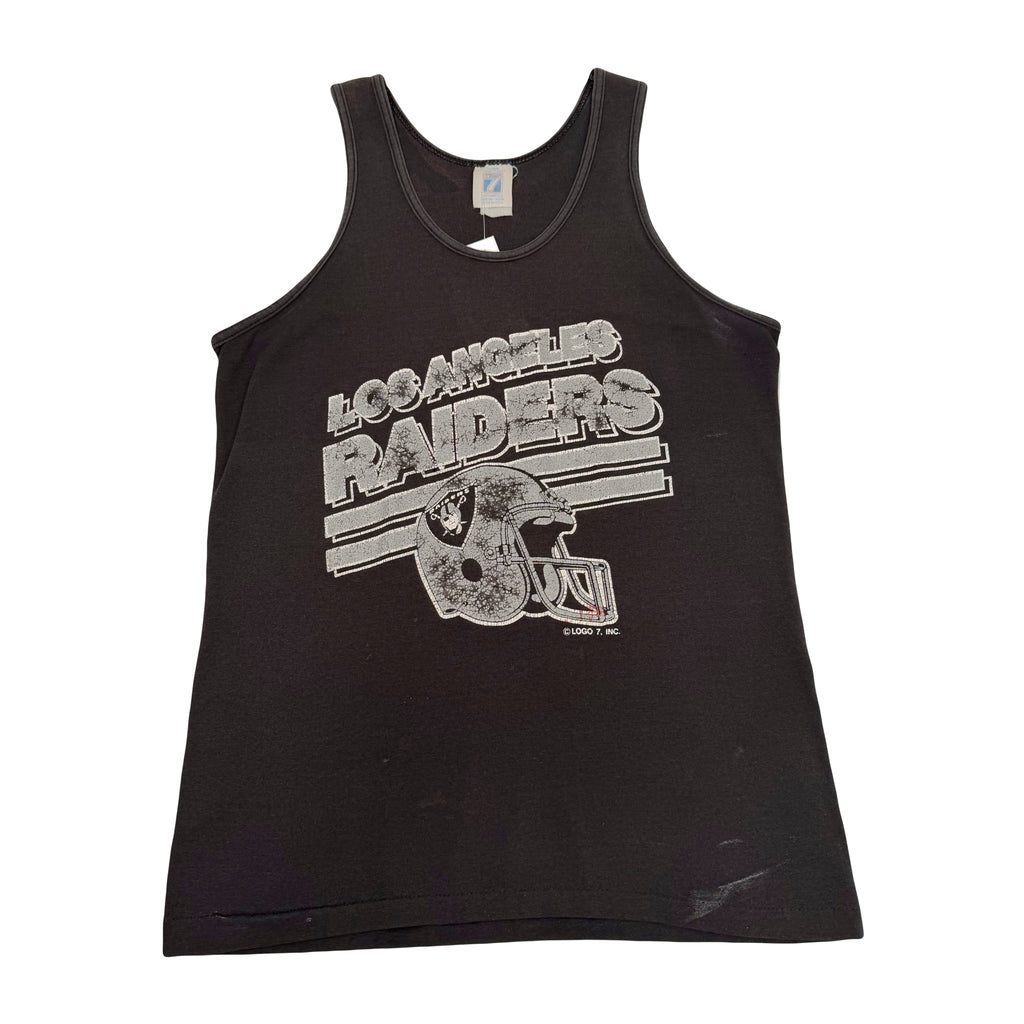 Vintage Logo 7 Los Angeles Raiders Tank Top S