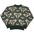Sears Patterned Knit Sweater L