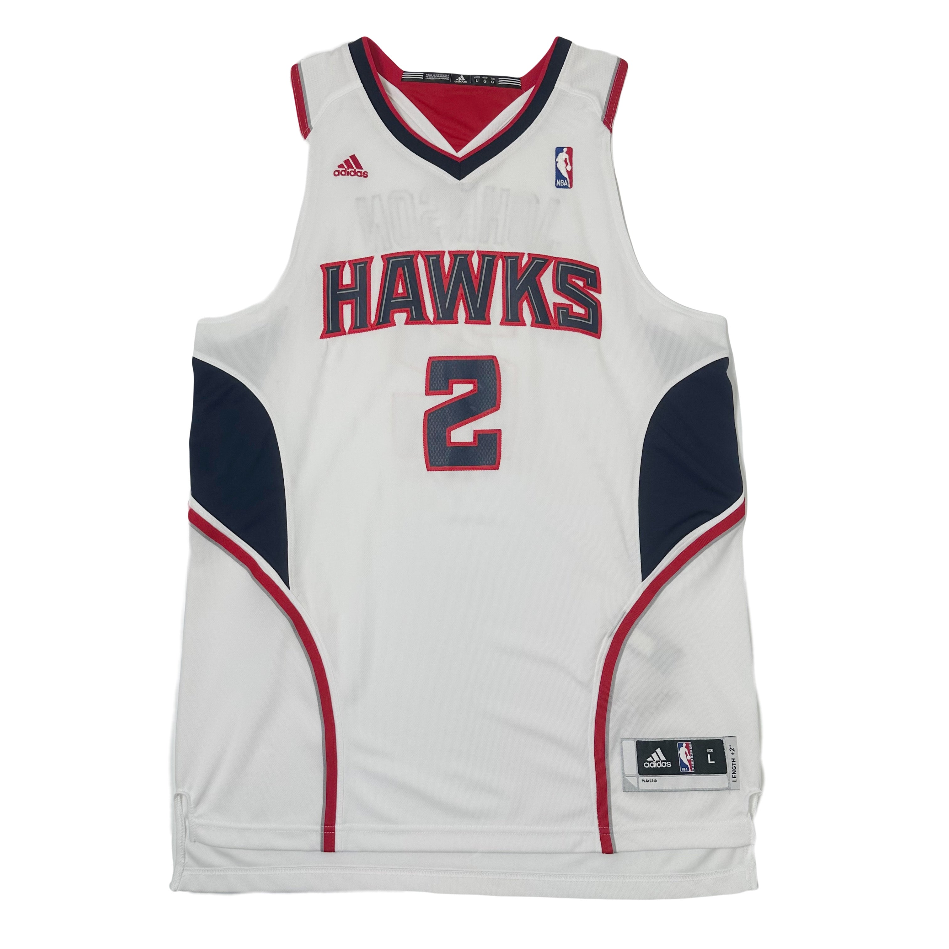 Adidas Atlanta Hawks Johnson #2 NBA Jersey L