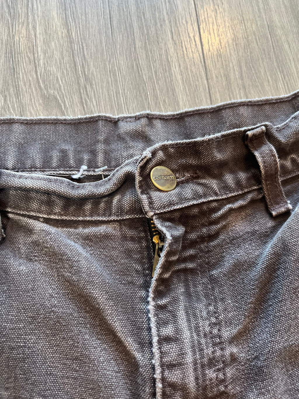 Vintage Carhartt Faded Double Knee Carpenter Denim 30