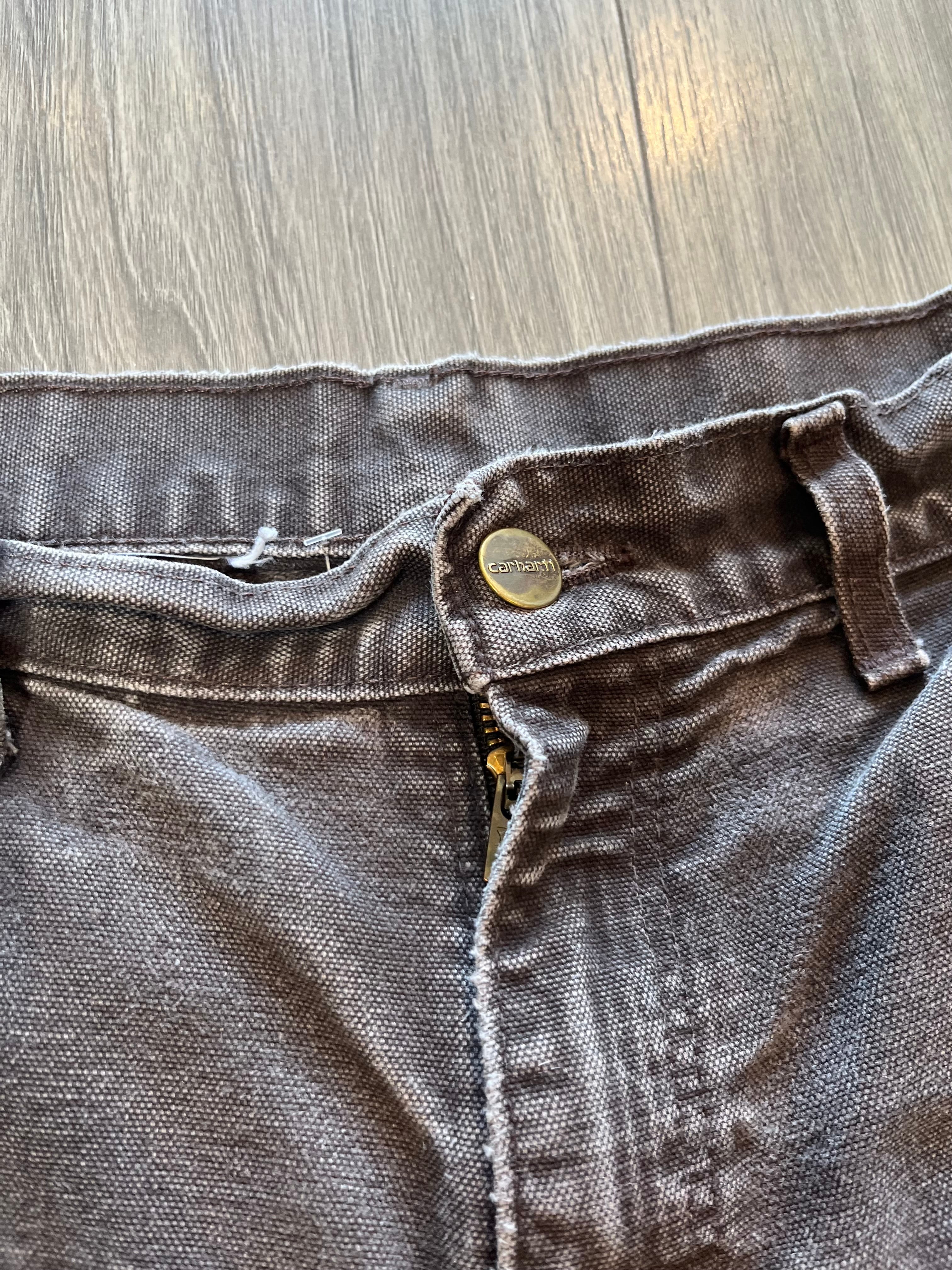 Vintage Carhartt Faded Double Knee Carpenter Denim 30
