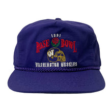 Load image into Gallery viewer, 1991 Rose Bowl Washington Huskies Strapback Hat
