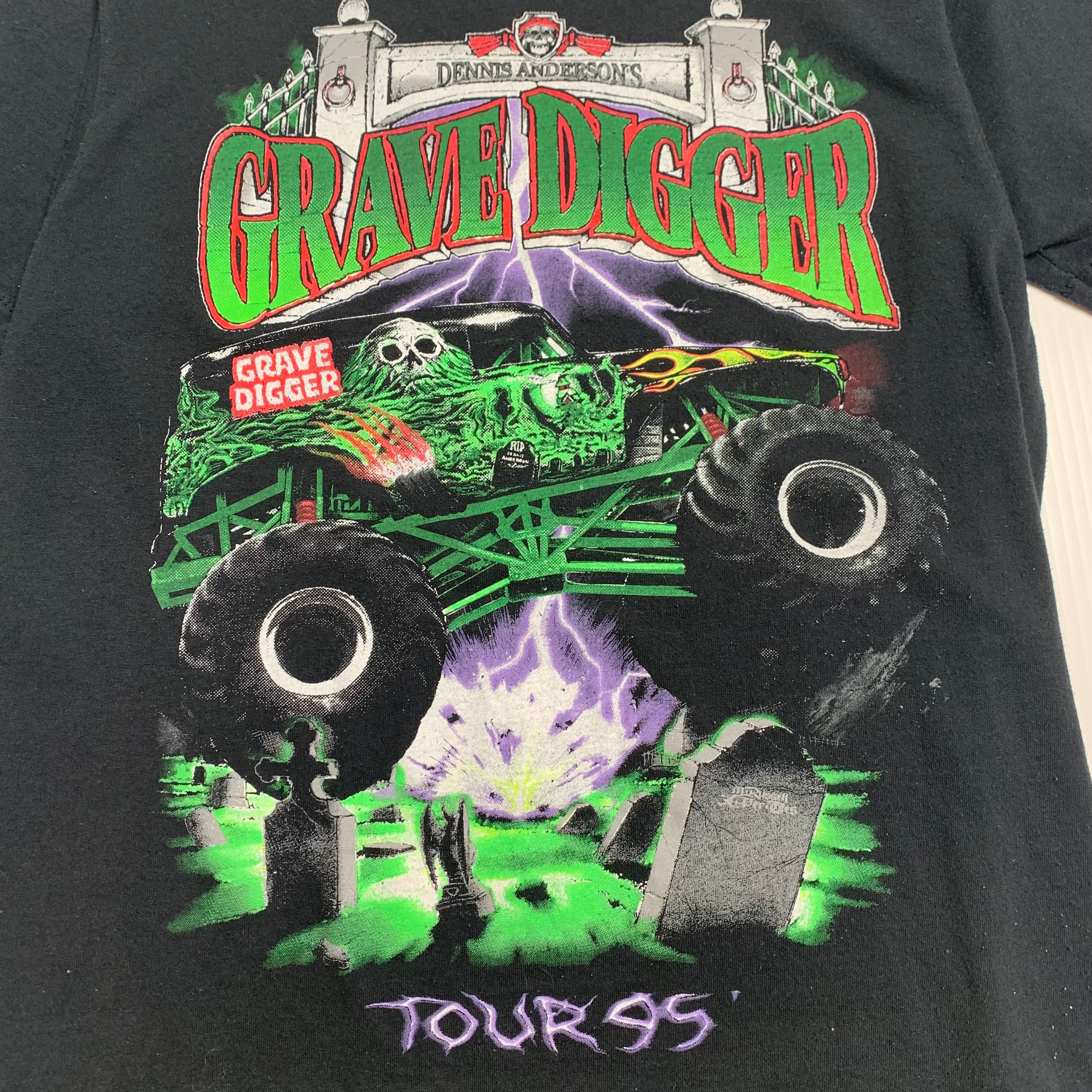 1995 Grave Digger Tour Tee M