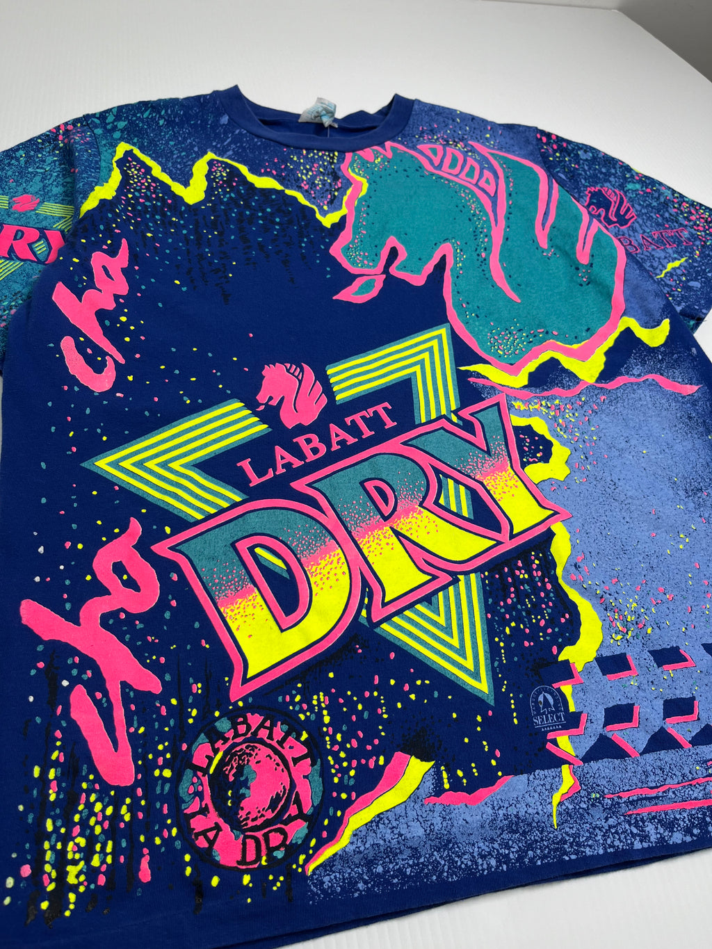 90s Labatt Dry Beer AOP Tee L/XL