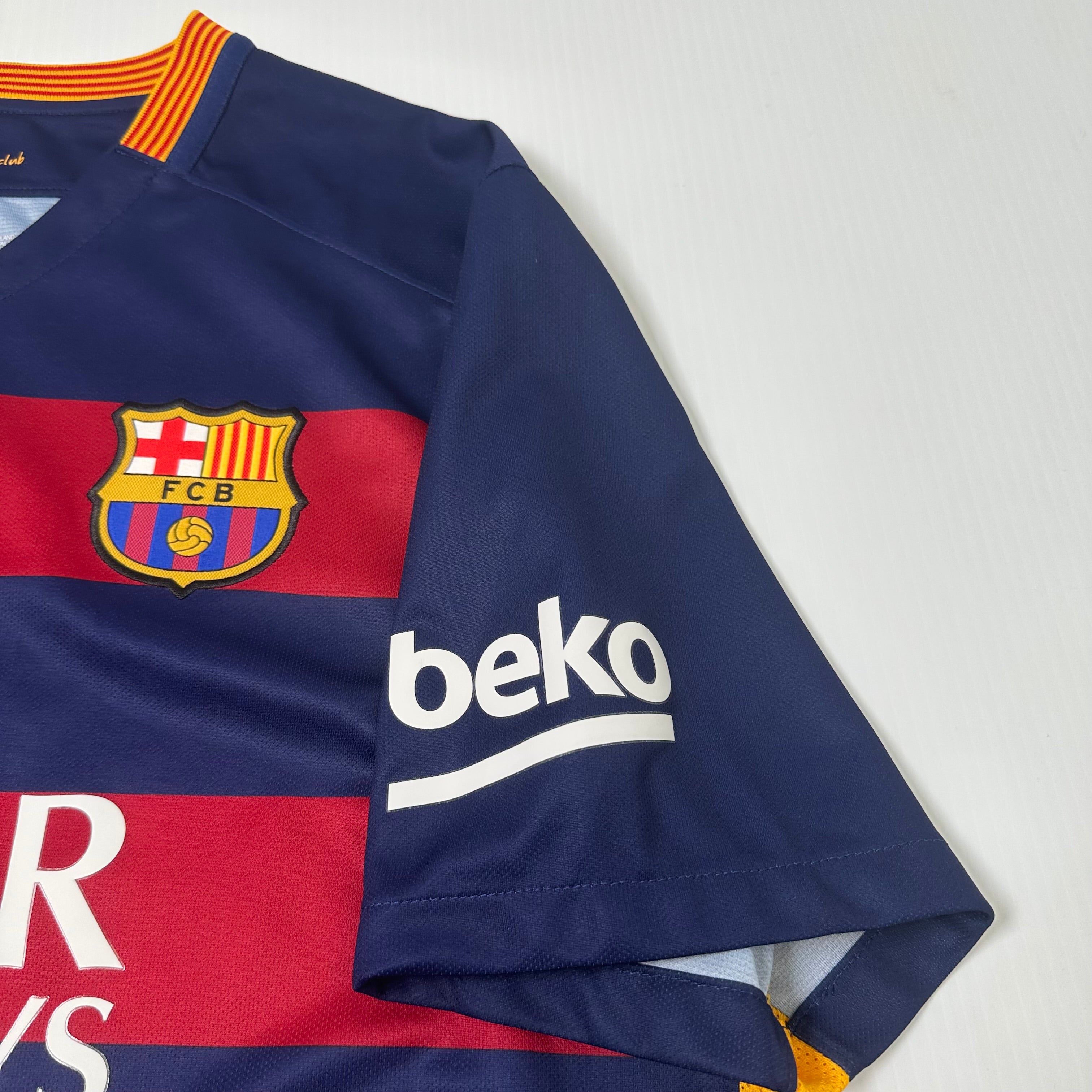 2015-16 Nike FC Barcelona Home Kit XL