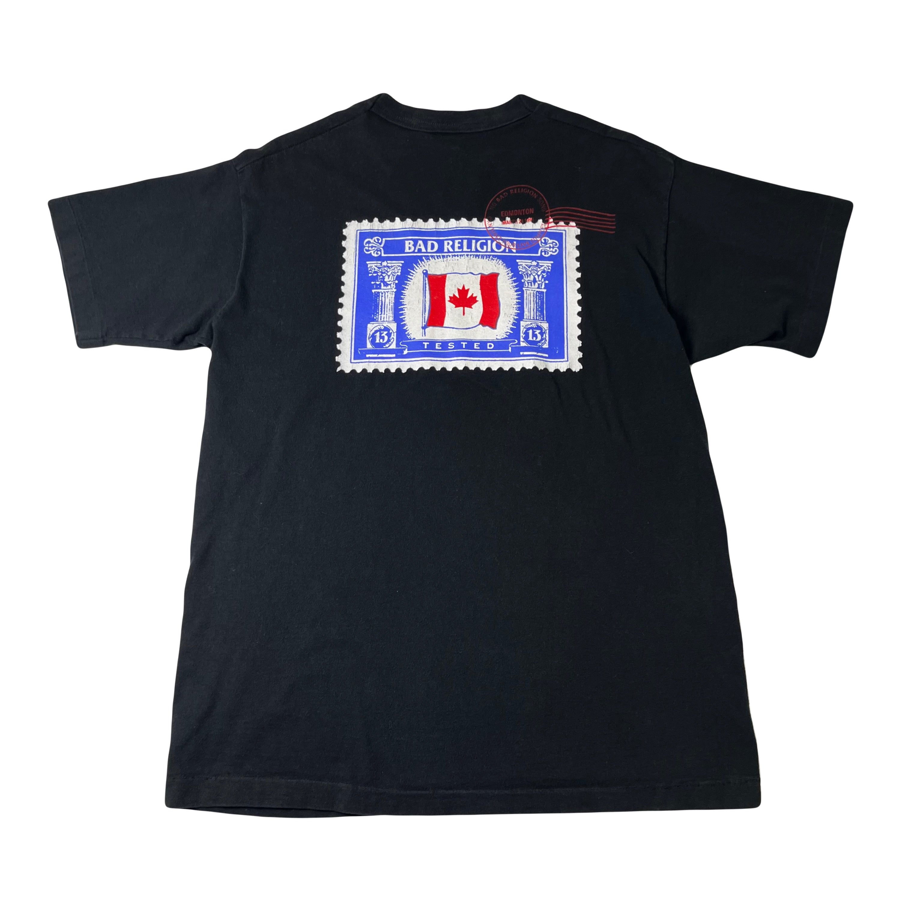 Vintage Bad Religion Edmonton Band Tee L