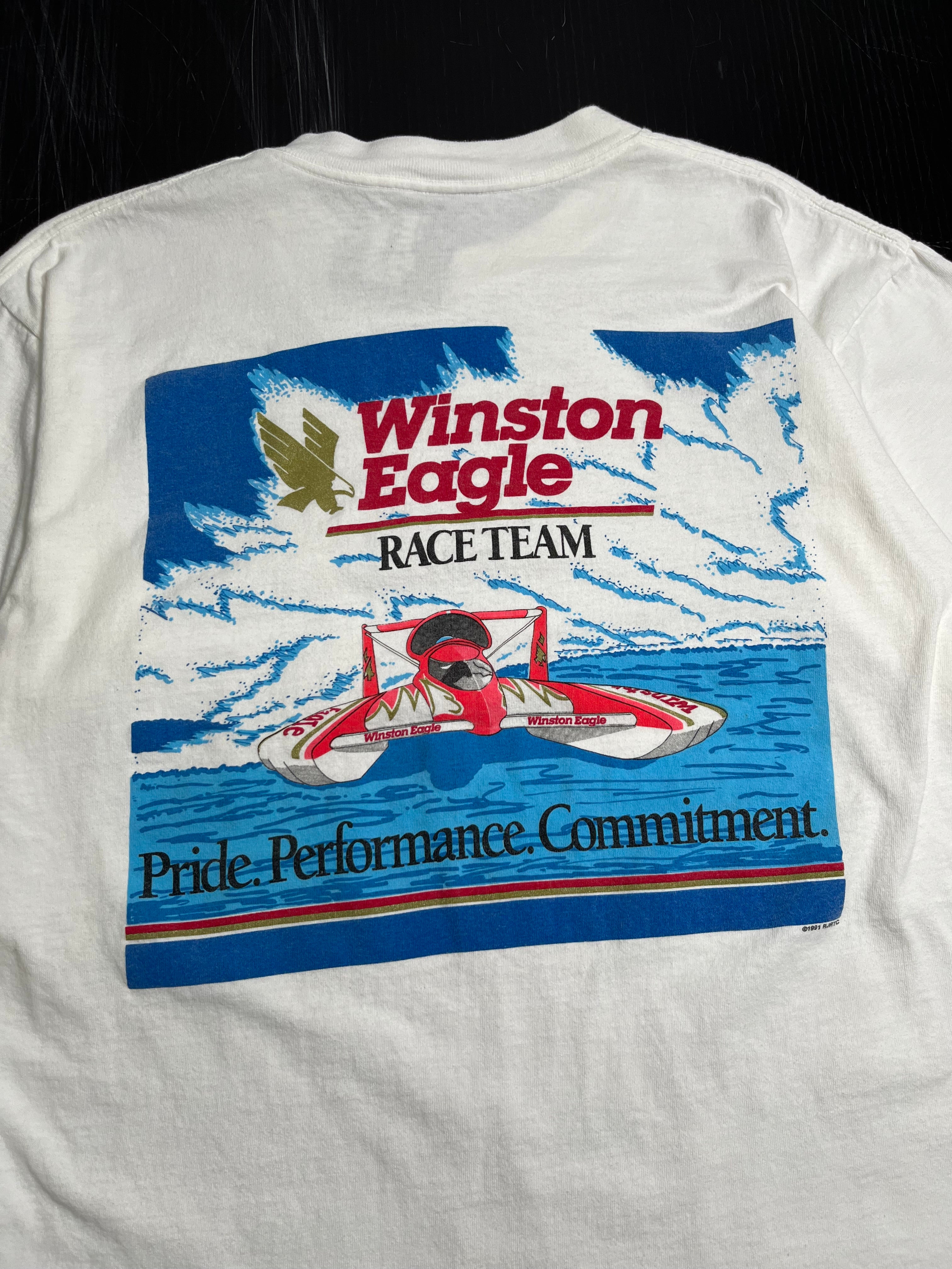 1991 Winston Eagle Race Team Pocket Tee XL