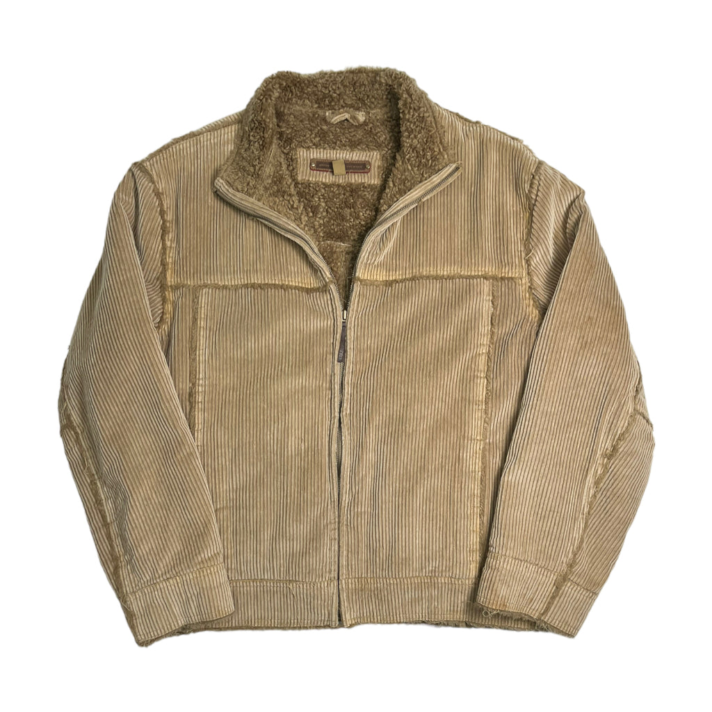 Guess Originals Corduroy Sherpa Lined Jacket L