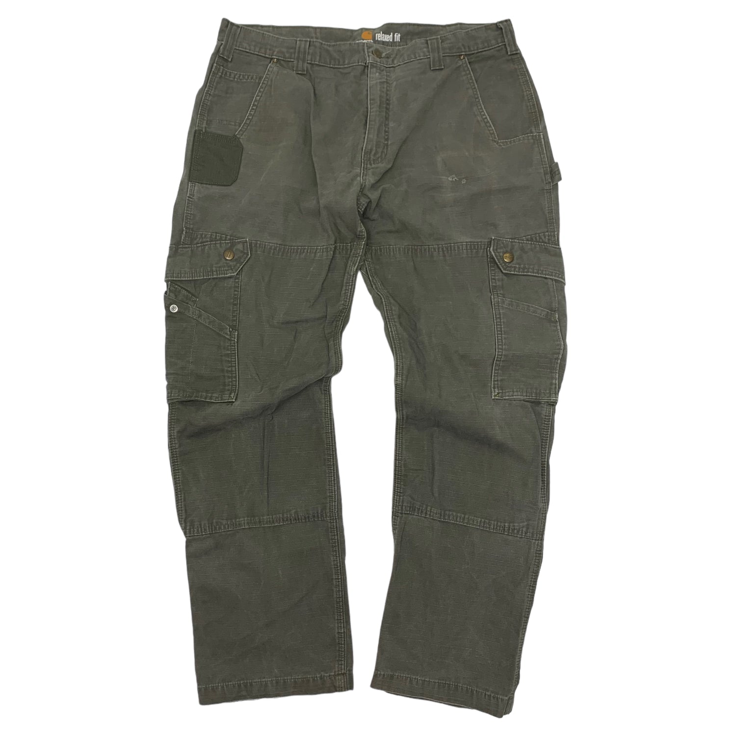 Carhartt Olive Ripstop Denim 38x32
