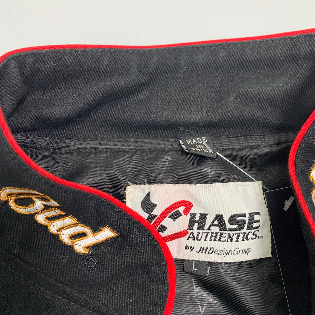 Vintage Jeff Hamilton #8 Budweiser Racing Jacket L