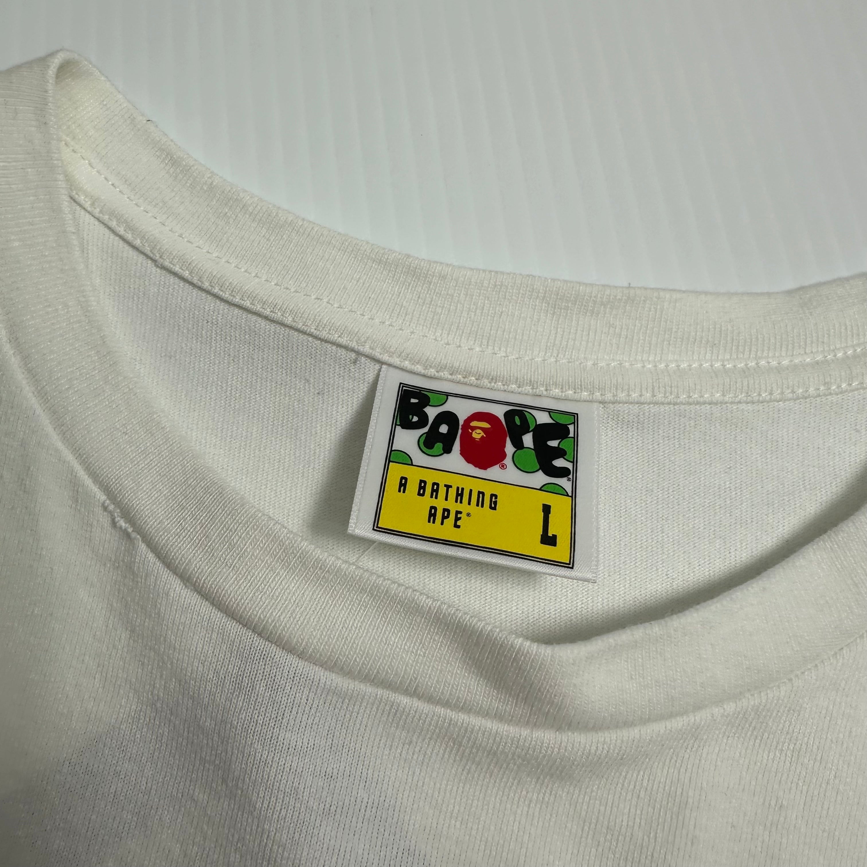 A Bathing Ape Camo Head Tee L