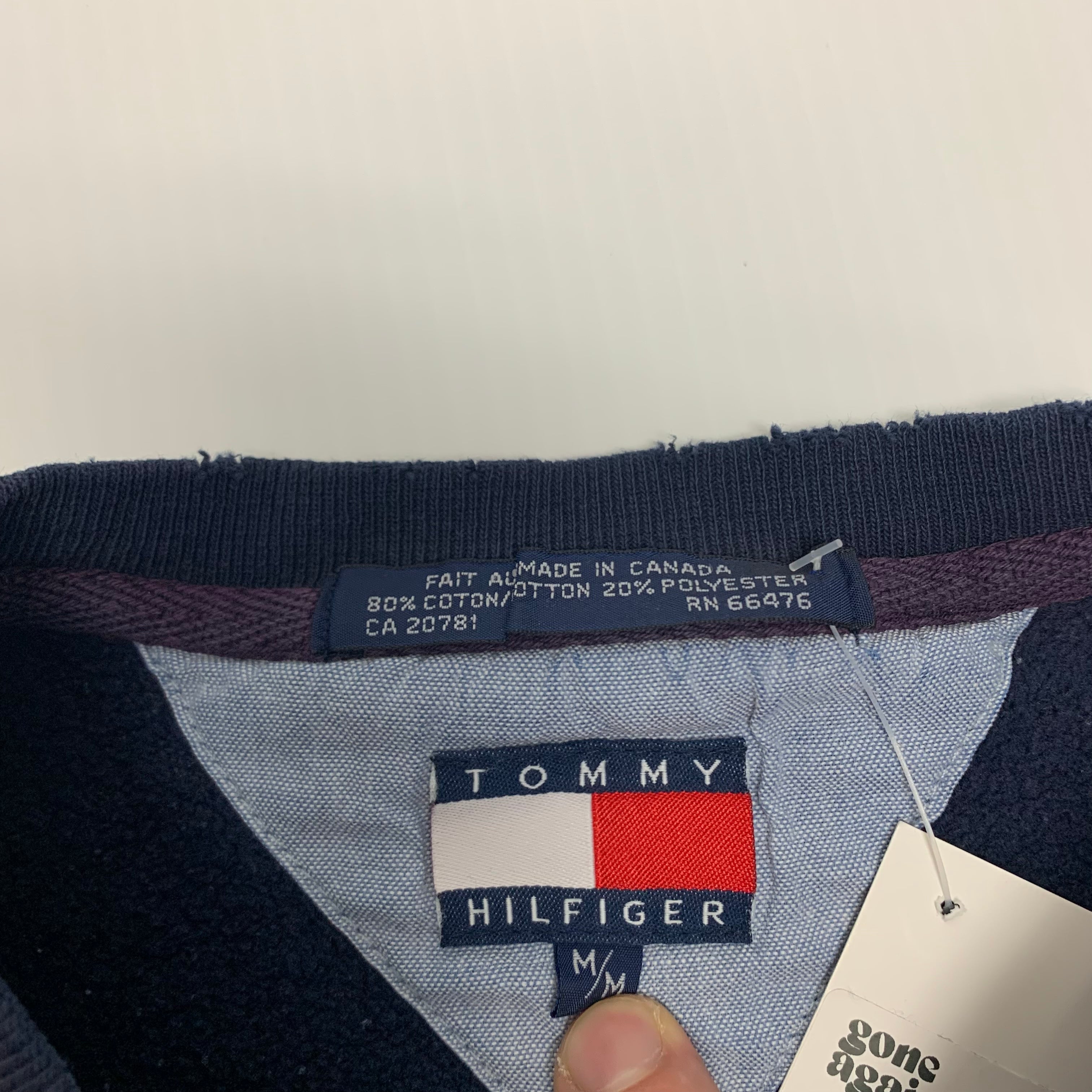 90s Navy Tommy Hilfiger Crewneck M