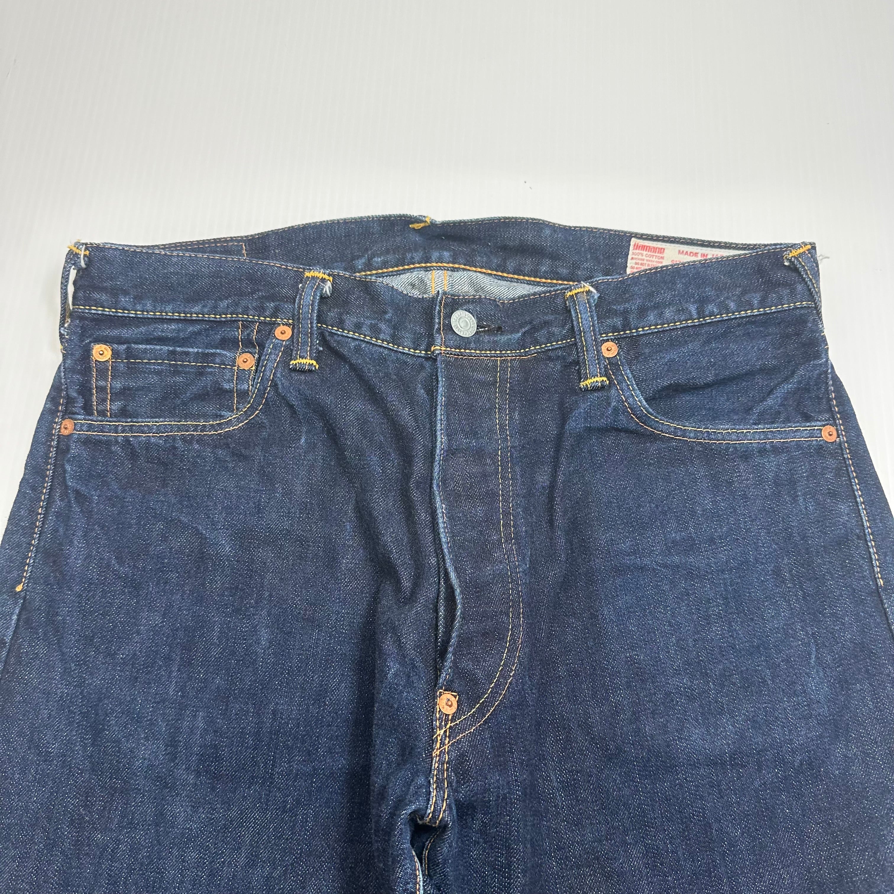 Vintage Evisu Dark Wash Selvedge Denim 34