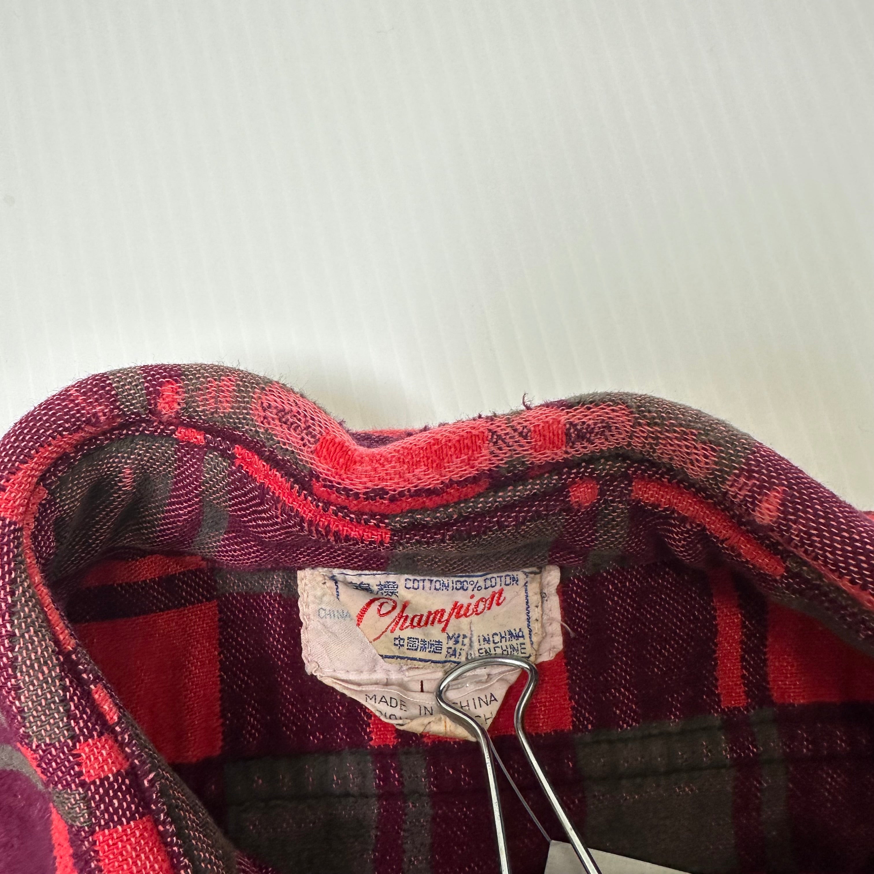 Vintage Champion Mackinaw Heavy Flannel L