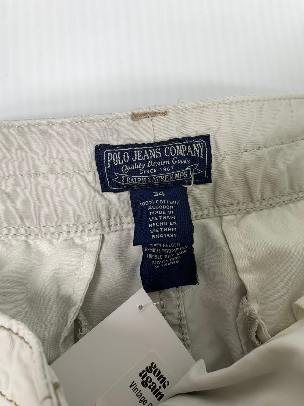 Vintage Polo Jeans Co. Cargo Shorts 34