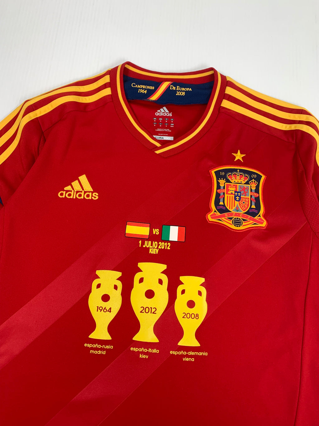 2012 Adidas Spain Fabregas #10 Home Kit M