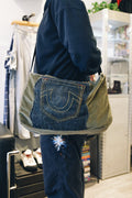 Rework True Religion Denim Wide Side Bag