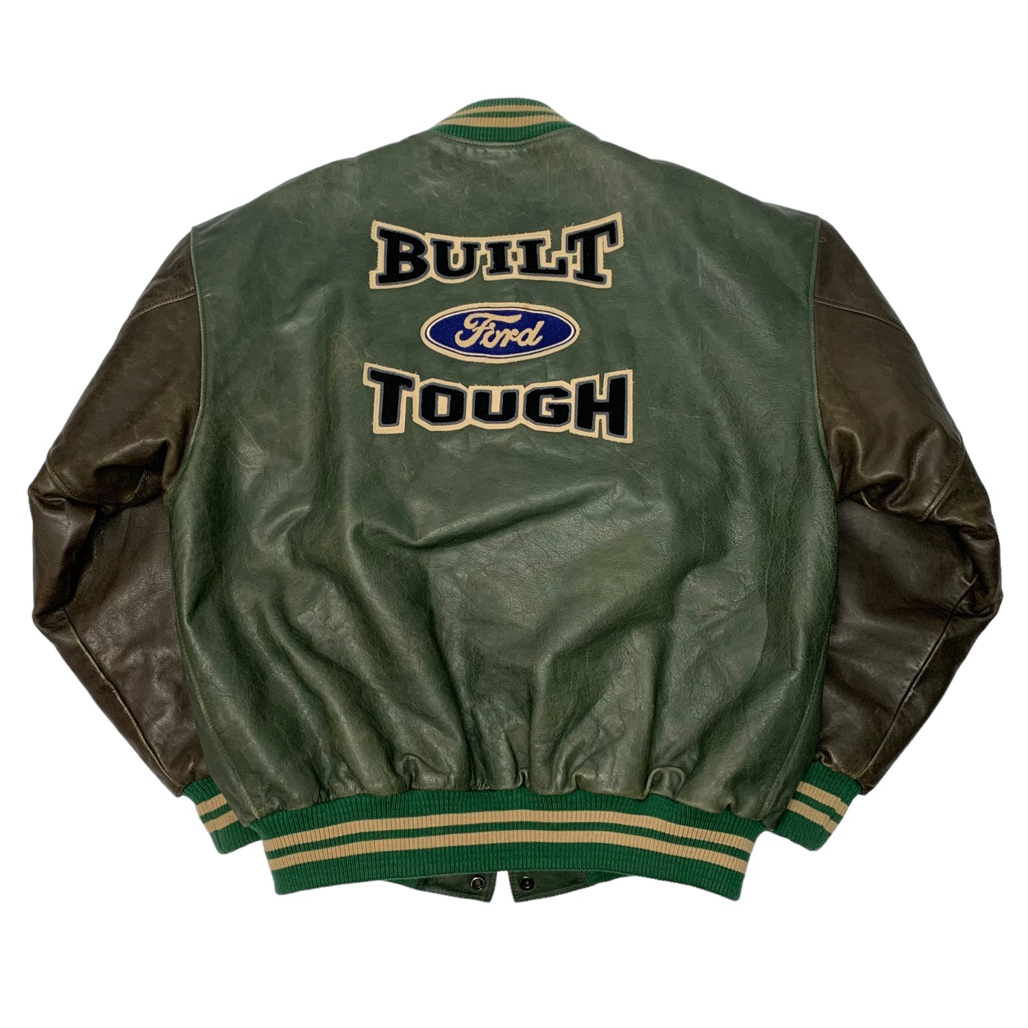Vintage Roots Built Tough Varsity Jacket