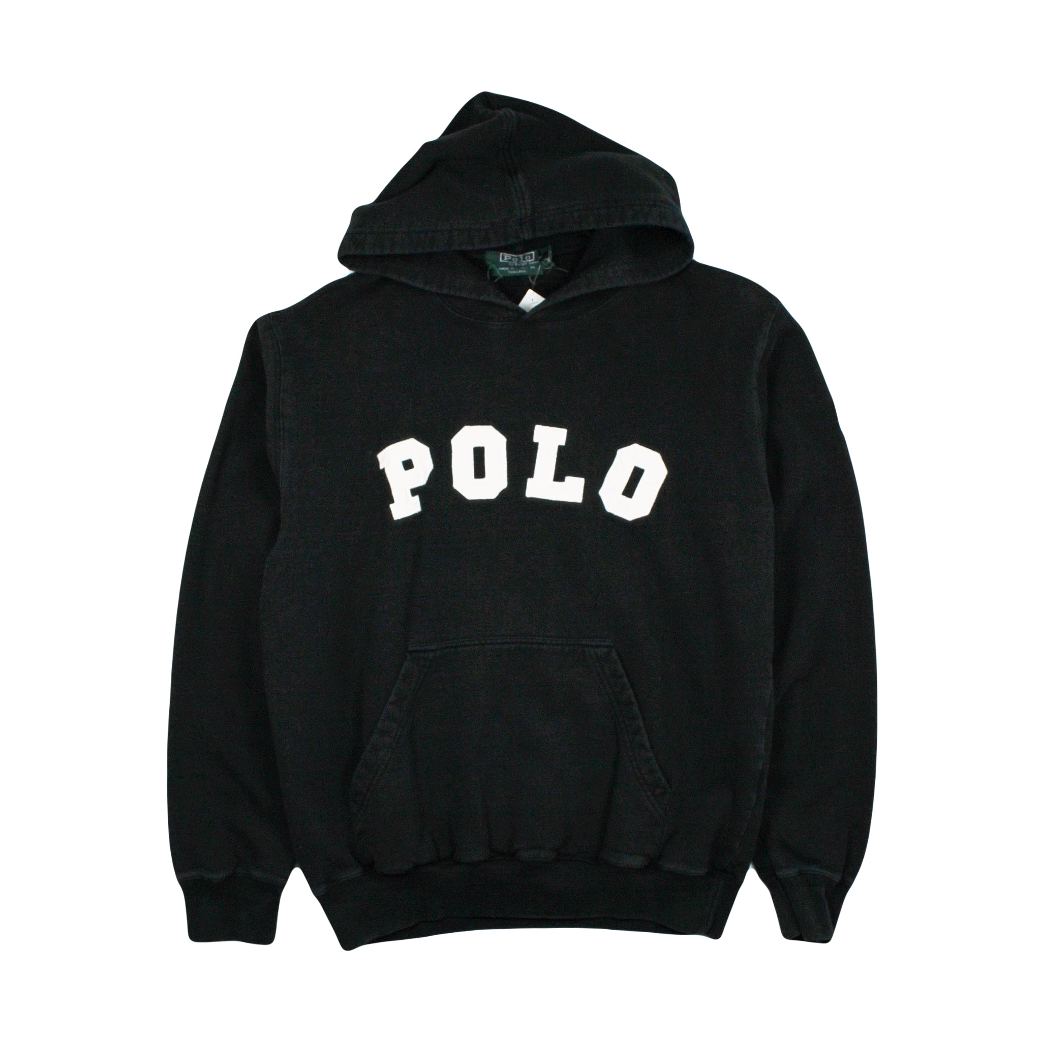 Vintage Polo Ralph Lauren Spellout Hoodie XL