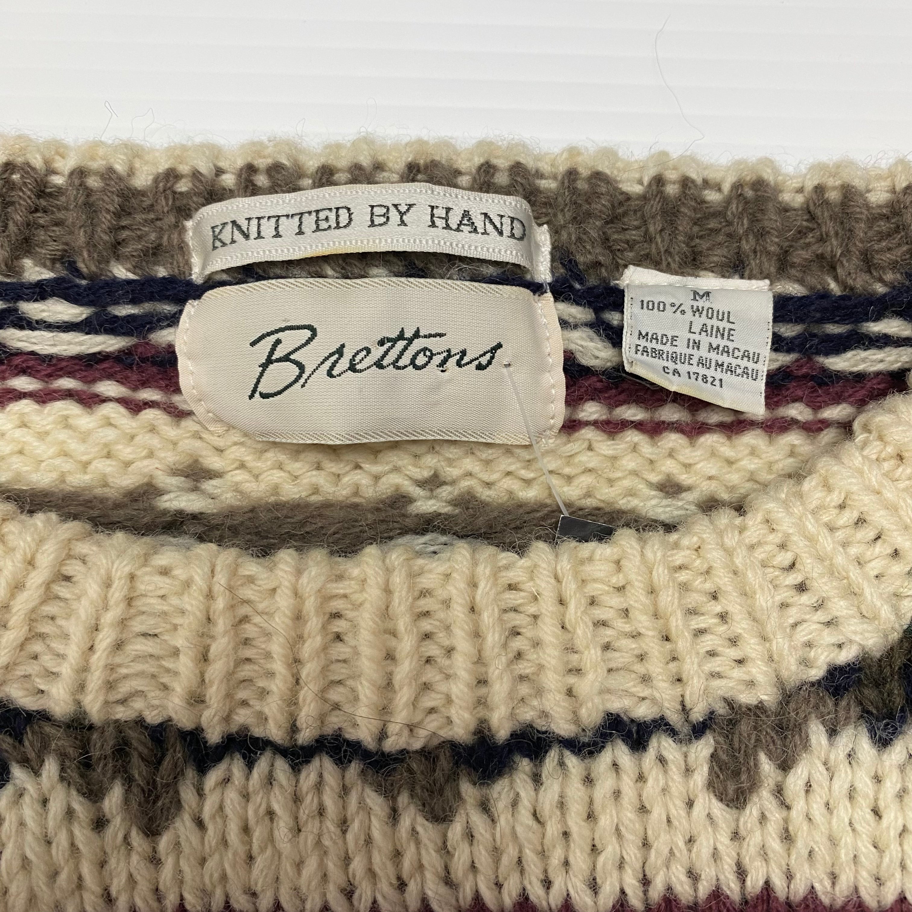 Brettons Knit Patterned Sweater M