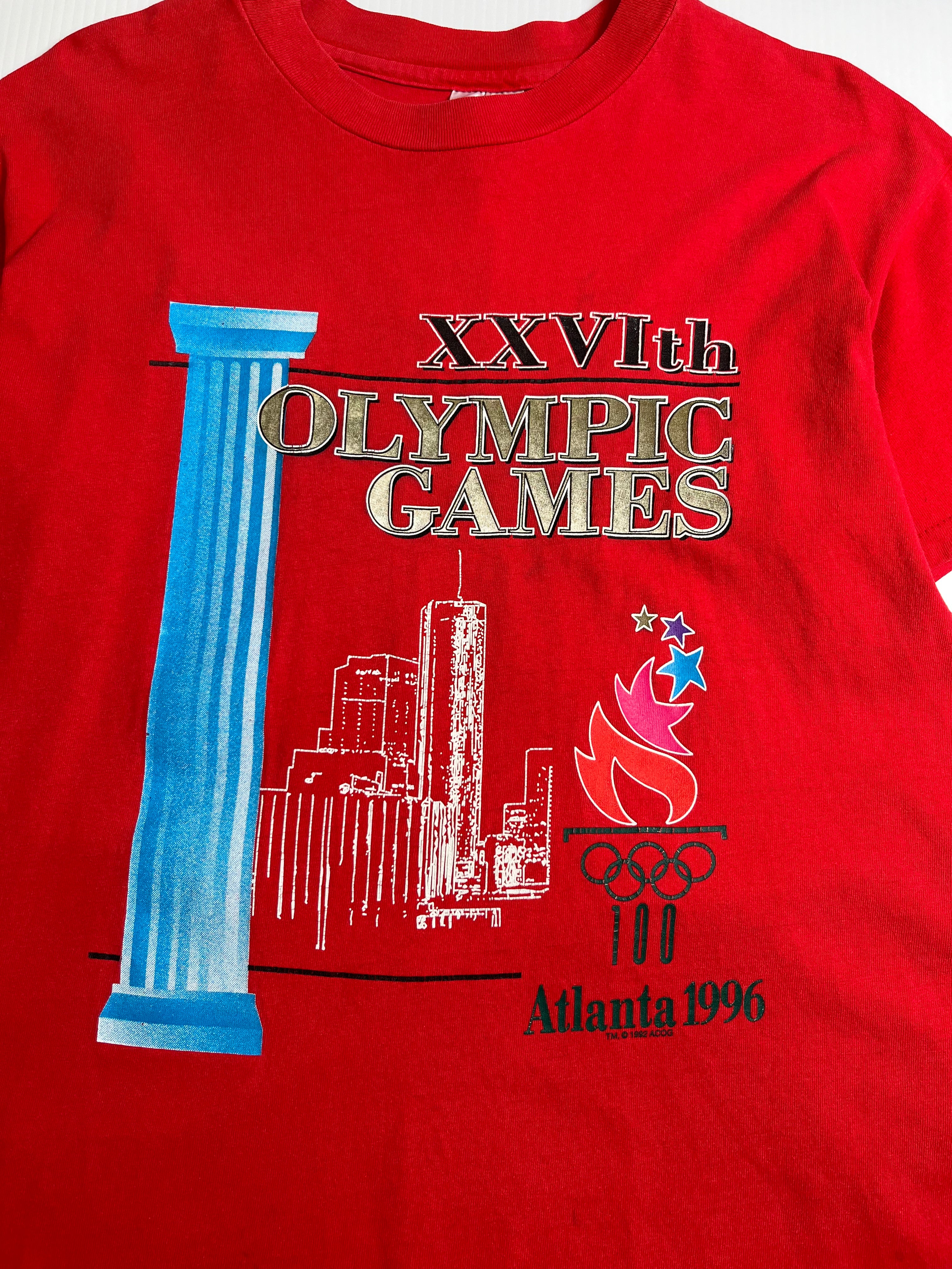 Vintage Atlanta 1996 Olympic Games Graphic Tee L