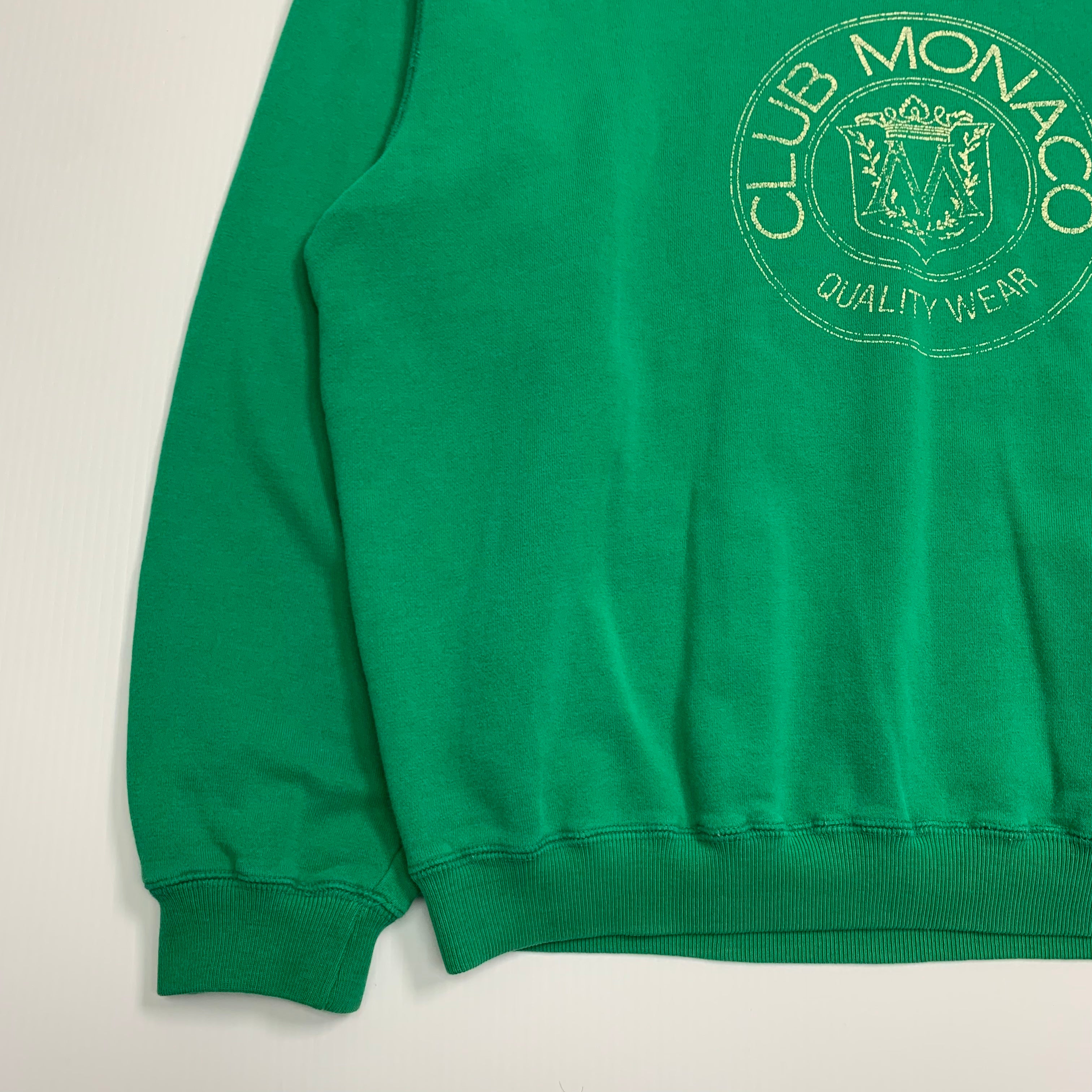 90s Green Club Monaco Crewneck L