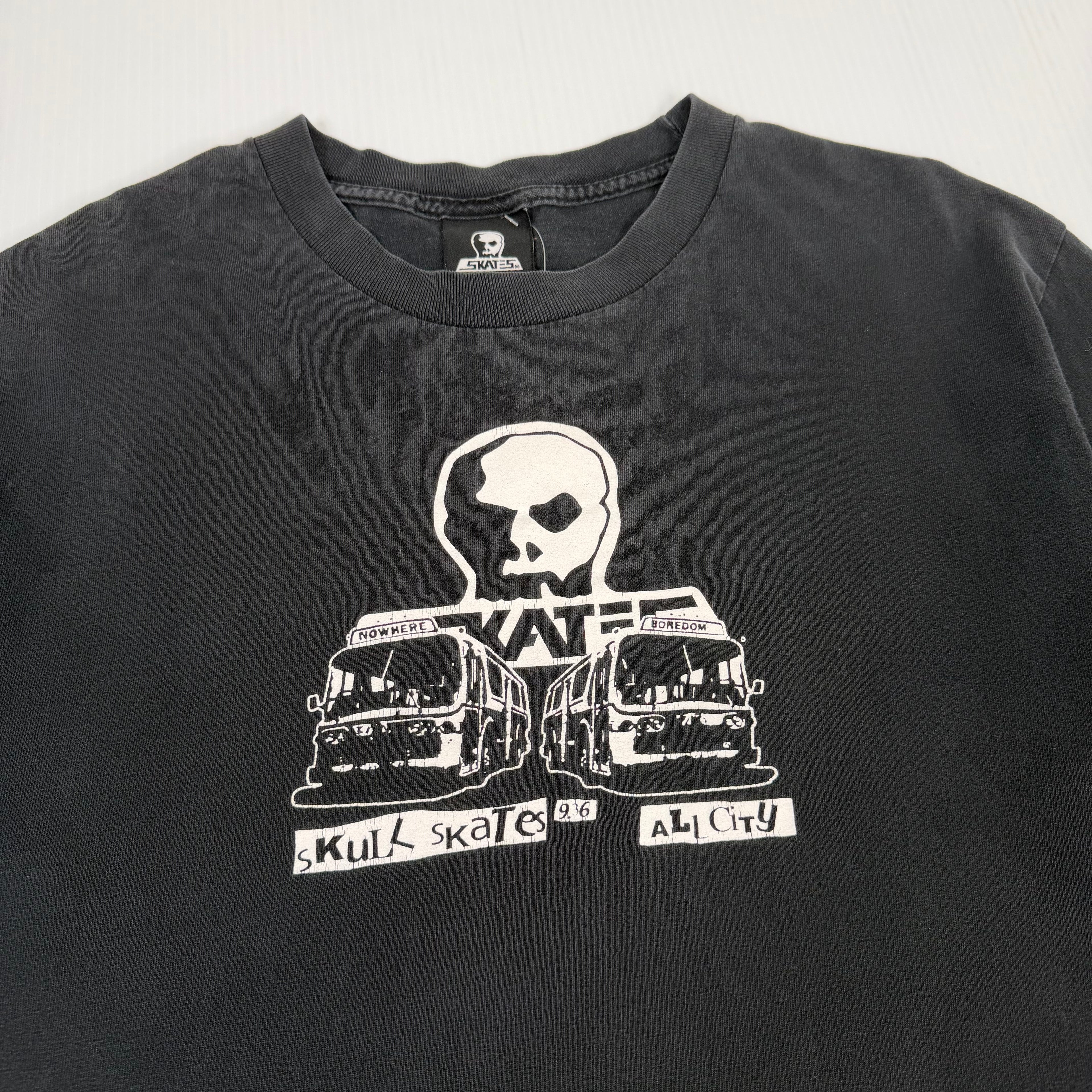 Vintage Skull Skates All City Tee L