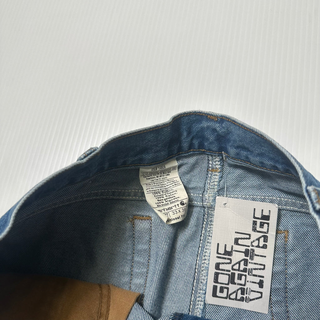 Vintage Carhartt Medium Wash Carpenter Denim 33