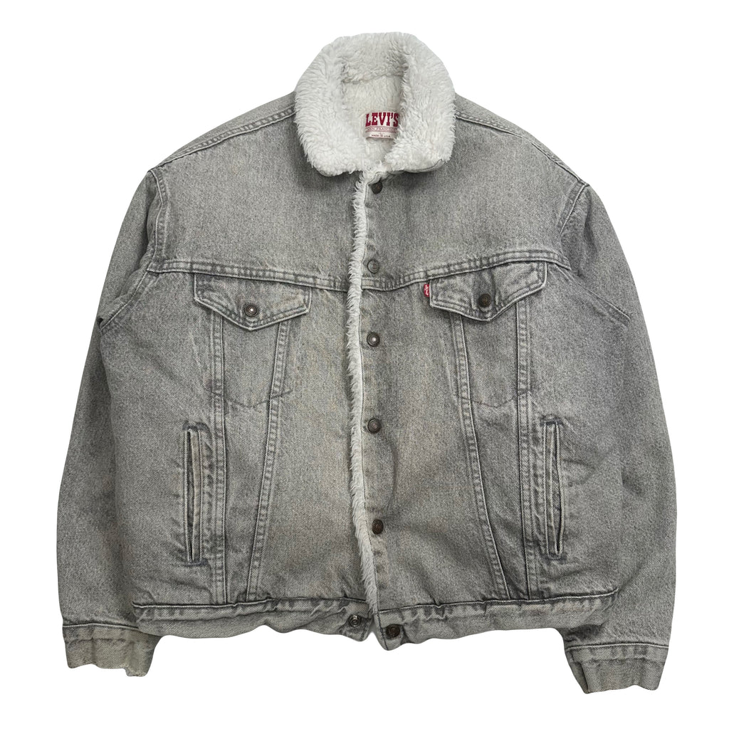 Vintage Levi's Sherpa Lined Denim Jacket L