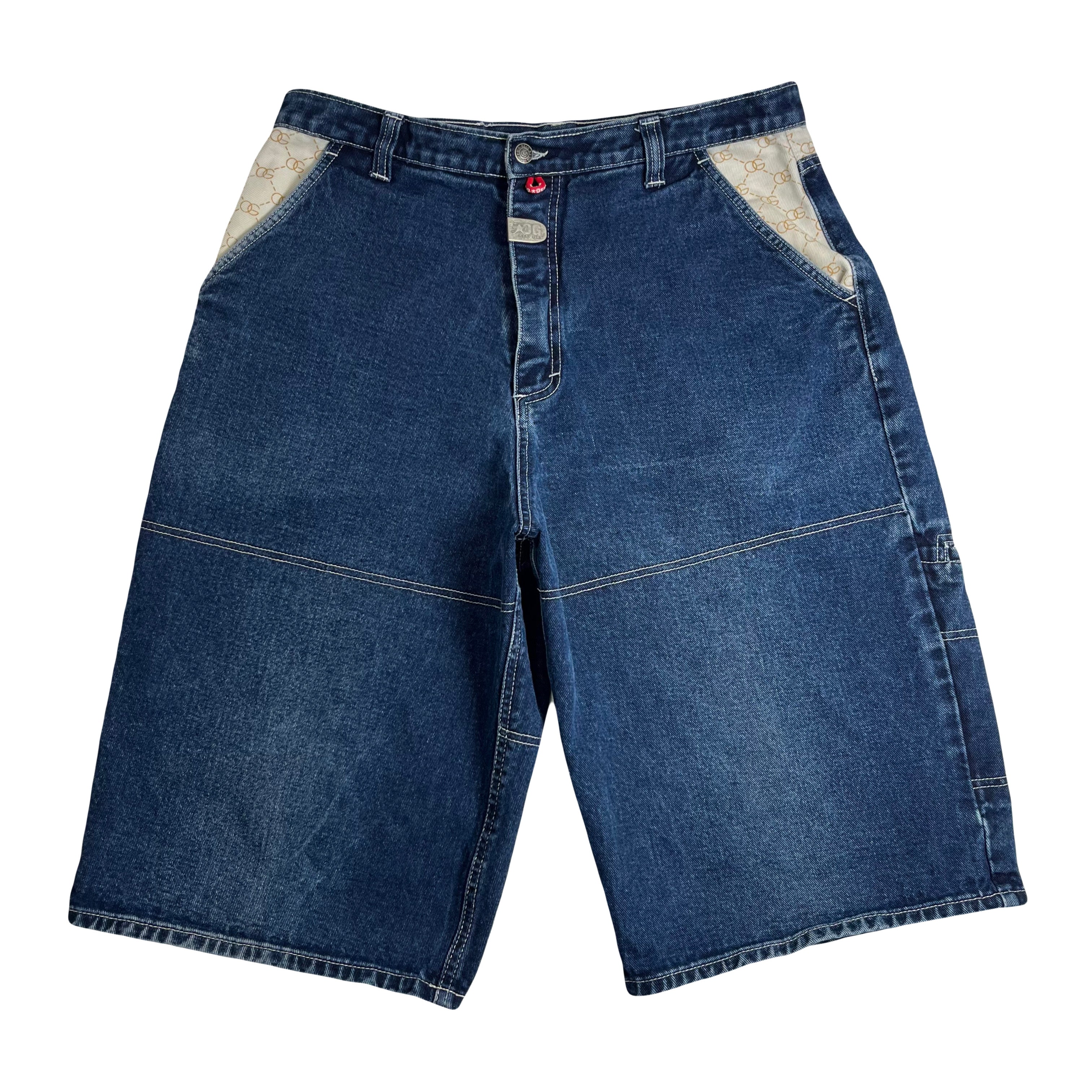 Y2K O.G. Gear USA Baggy Denim Shorts 34