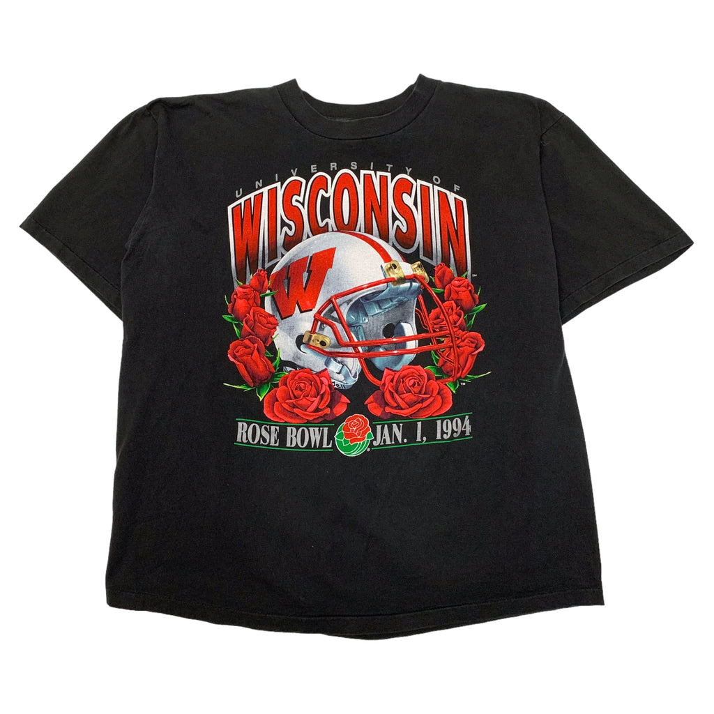 94’ U Of Wisconsin Rosebowl Tee L
