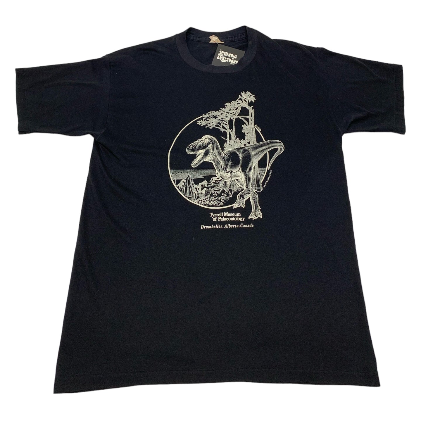 80s Royal Tyrell Museum Dino Tee XL