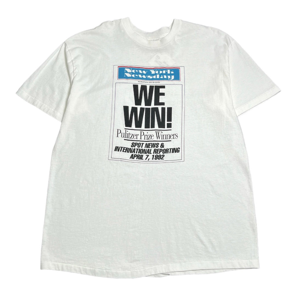 1992 New York Newsday We Win Tee XL