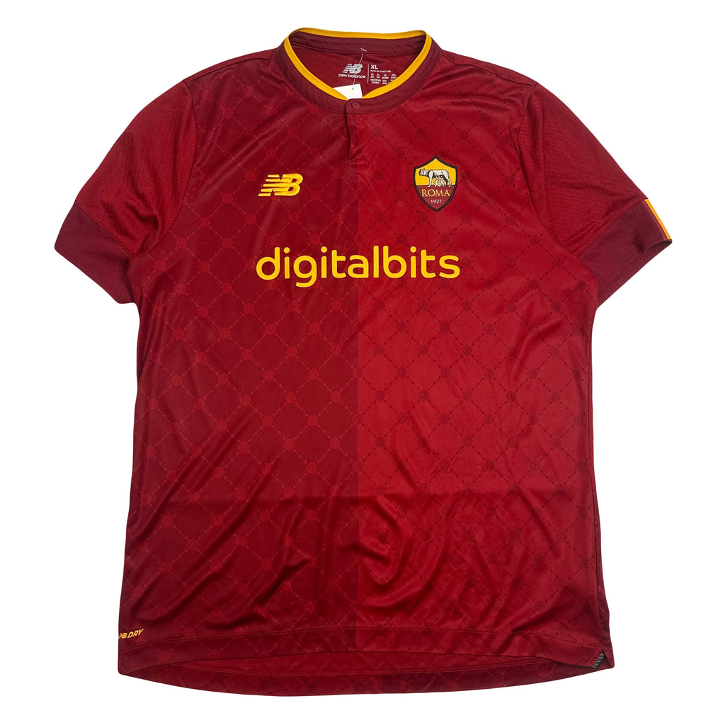 2022-23 New Balance AS Roma Home Kit XL