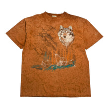 Load image into Gallery viewer, 90s Dakota Wolf Tie Dye Tee L
