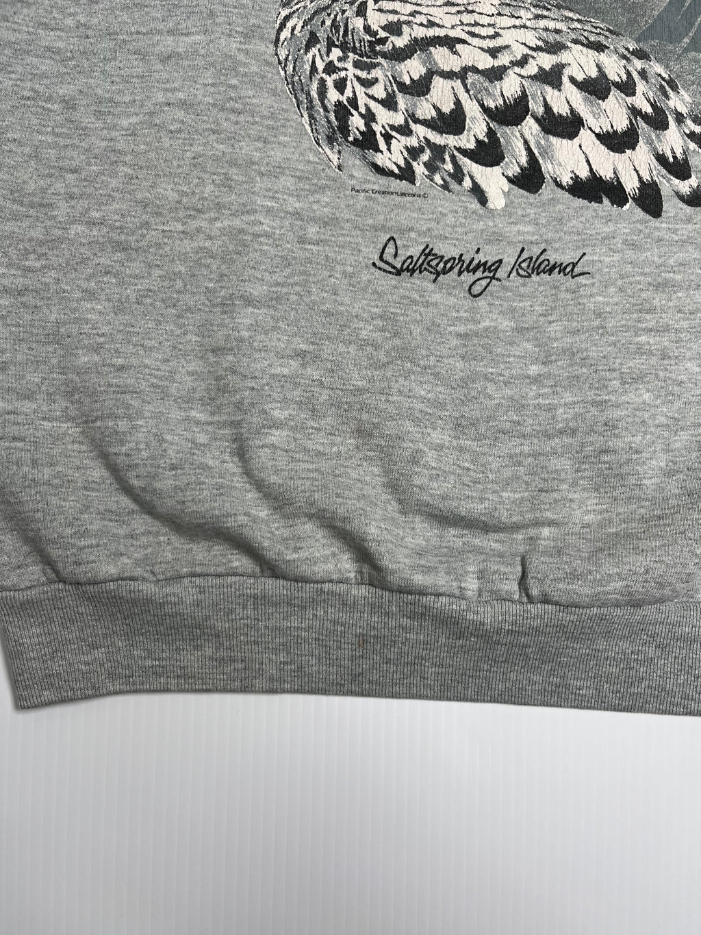 Vintage Saltspring Island Owl Crewneck XL