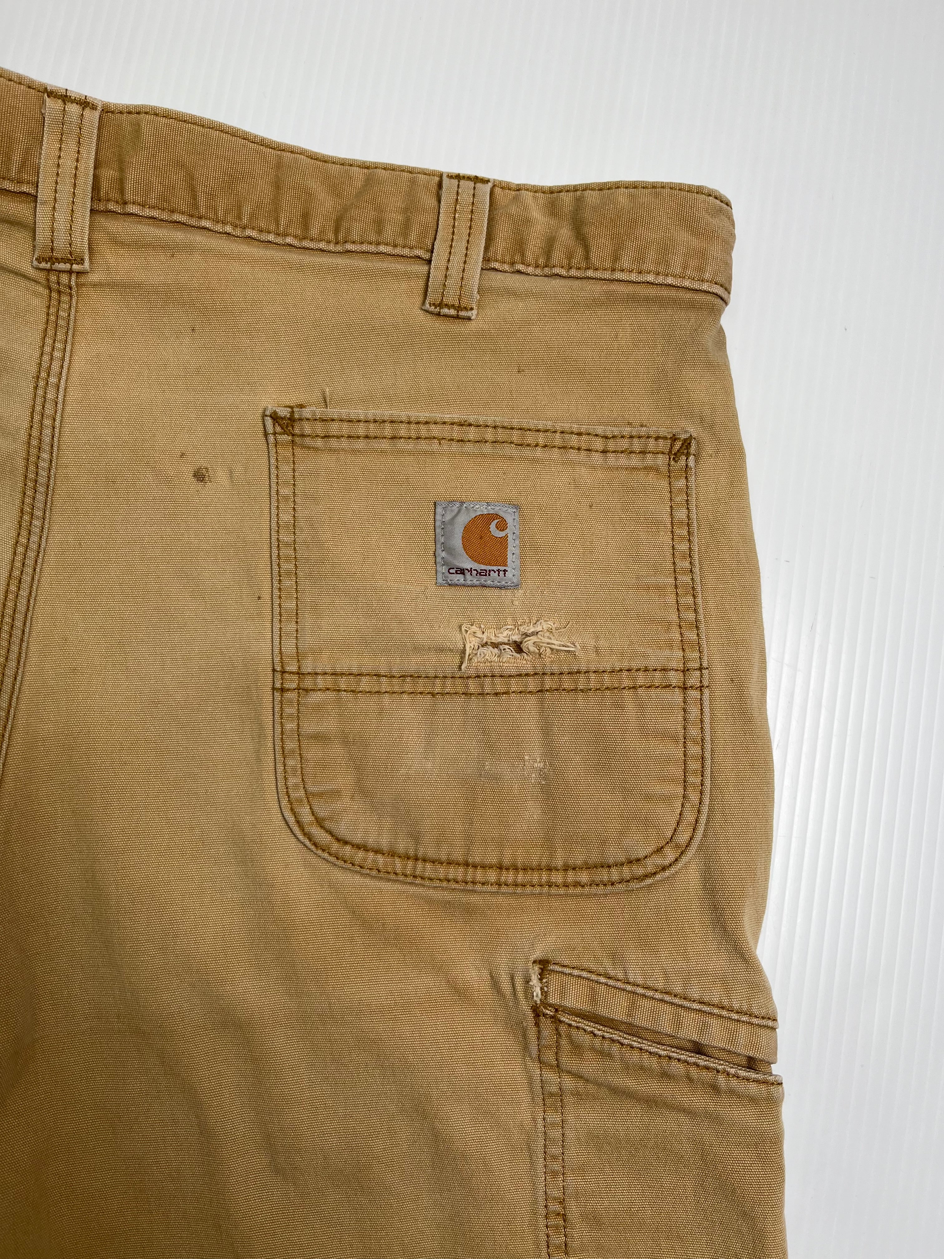 Carhartt Relaxed Fit Faded Carpenter Shorts 38