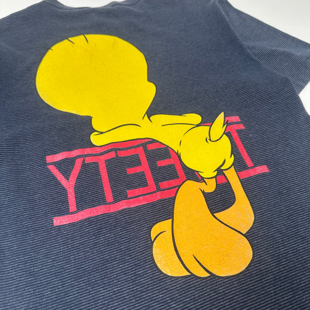 Vintage Warner Bros. Tweety Bird Striped Tee S